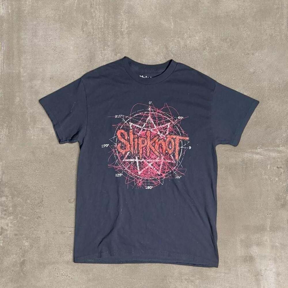 Slipknot Pentagram Graphic Band Tee 2024 Licensed Merch
